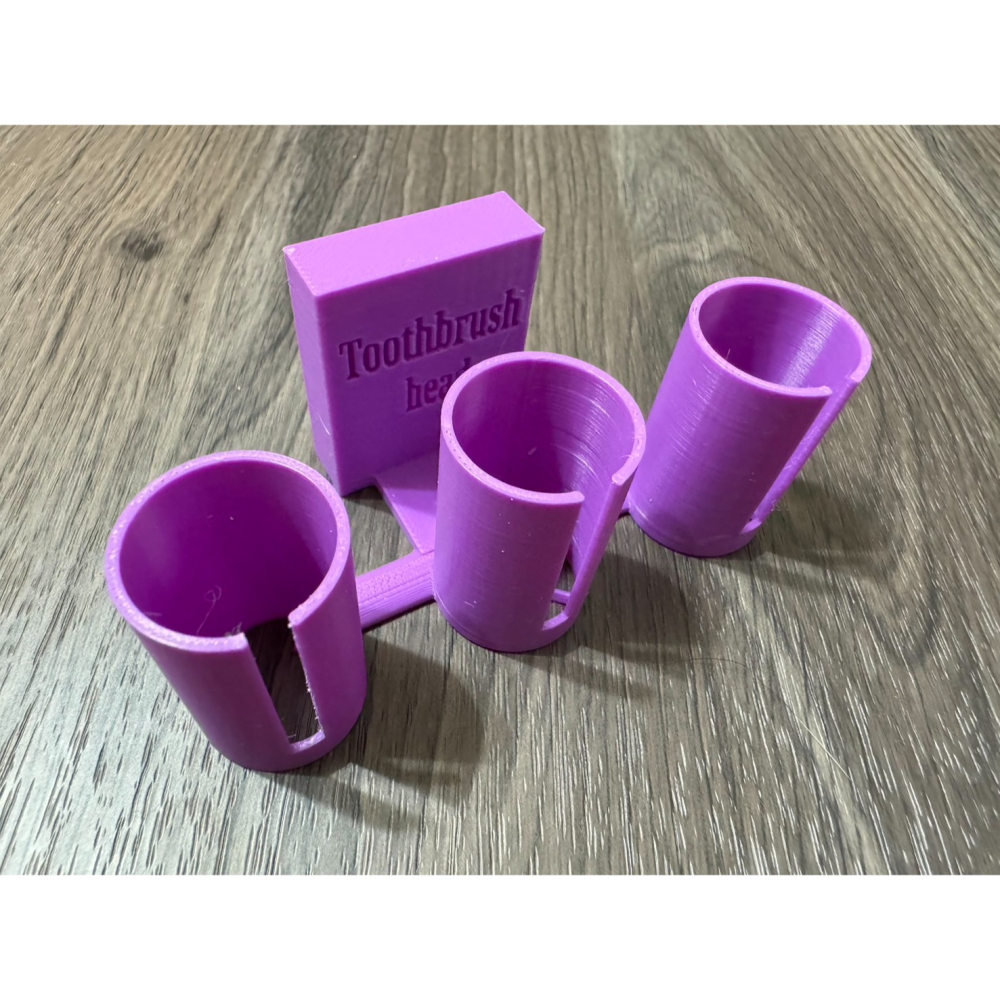 3D印製-通用牙刷頭架 適用各品牌 飛利浦 歐樂B 高露潔 小米  黑人  Panasonic 國際牌 電動牙刷 牙刷架-細節圖2