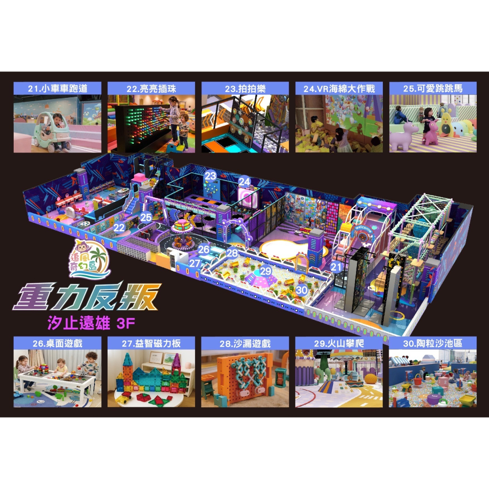 汐止追風奇幻島全新系列【重力反叛】主題館 首次進駐汐止iFG遠雄廣場 8/1暑期全新開幕-細節圖6