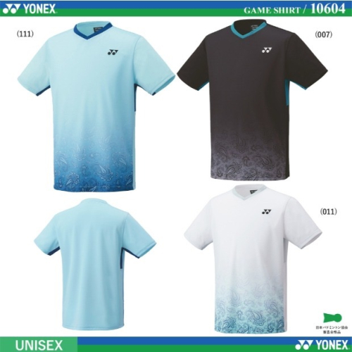 (預購)日本代購 YONEX 10604 羽球服 網球服 比賽服 選手服 男用 JP 日本境內版 2024 合身款