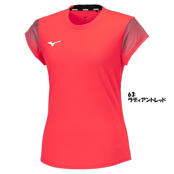 (預購)日本代購 MIZUNO 美津濃 24SS 62JAB201 羽球服 比賽服 網球服 排汗衣 JP 日本境內版-細節圖2