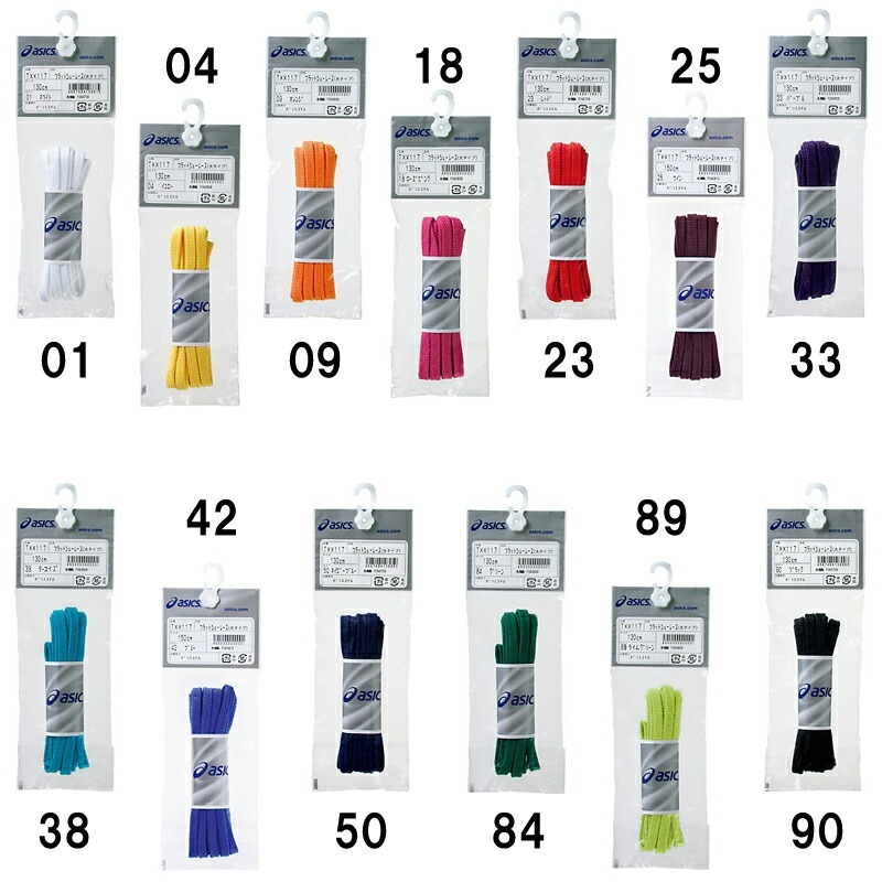 (預購)日本代購 ASICS txx117 亞瑟士 足球鞋帶 鞋帶 運動鞋帶 扁平粗版 日本境內版-細節圖2