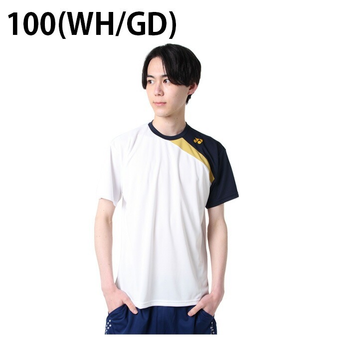 (預購)日本代購 YONEX  RWHI2201 羽球服 網球服 童裝 不對稱短袖 排汗衣 JP版 日本境內版 男用限量-規格圖4