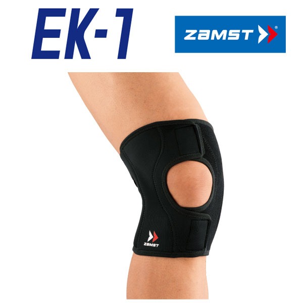 (預購)日本代購 ZAMST EK-1 護膝 膝蓋保護 羽球護具 網球 左右手通用 日本境內版 (運動護具無療效)-規格圖3