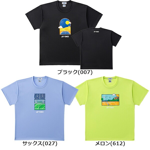 (預購)日本代購 YONEX 2026 16896Y 羽球服 速乾T恤 網球服 運動短袖 排汗衣 UNI 日本境內版-細節圖2