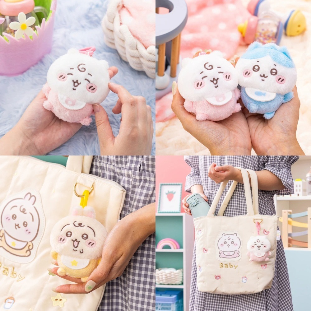 😉日本吉伊卡哇BABY系列吊飾娃 高麗菜烏薩奇 寶寶S娃 小八貓 小可愛 小桃 古本屋 獺師 栗子饅頭 玩偶-細節圖3