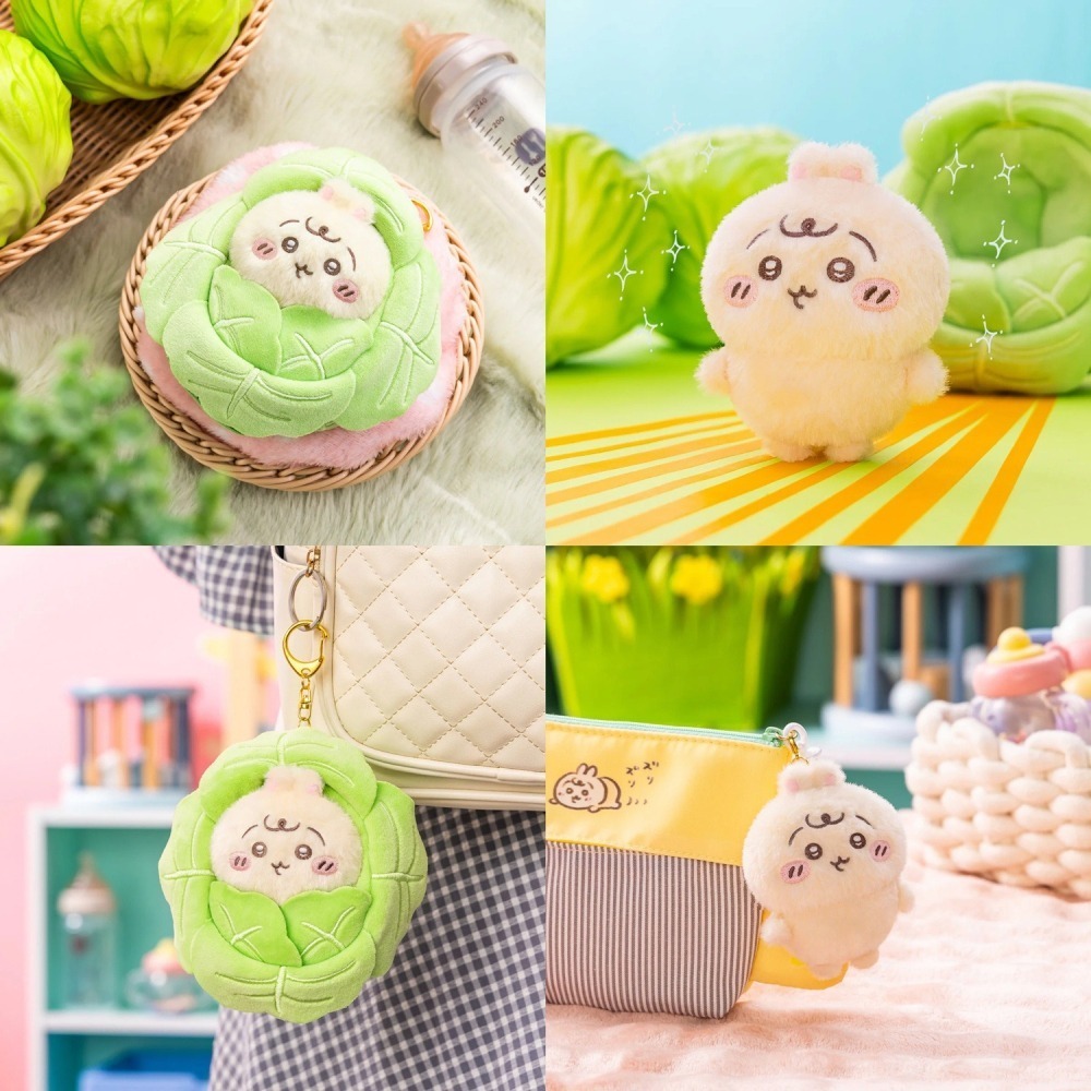 😉日本吉伊卡哇BABY系列吊飾娃 高麗菜烏薩奇 寶寶S娃 小八貓 小可愛 小桃 古本屋 獺師 栗子饅頭 玩偶-細節圖7