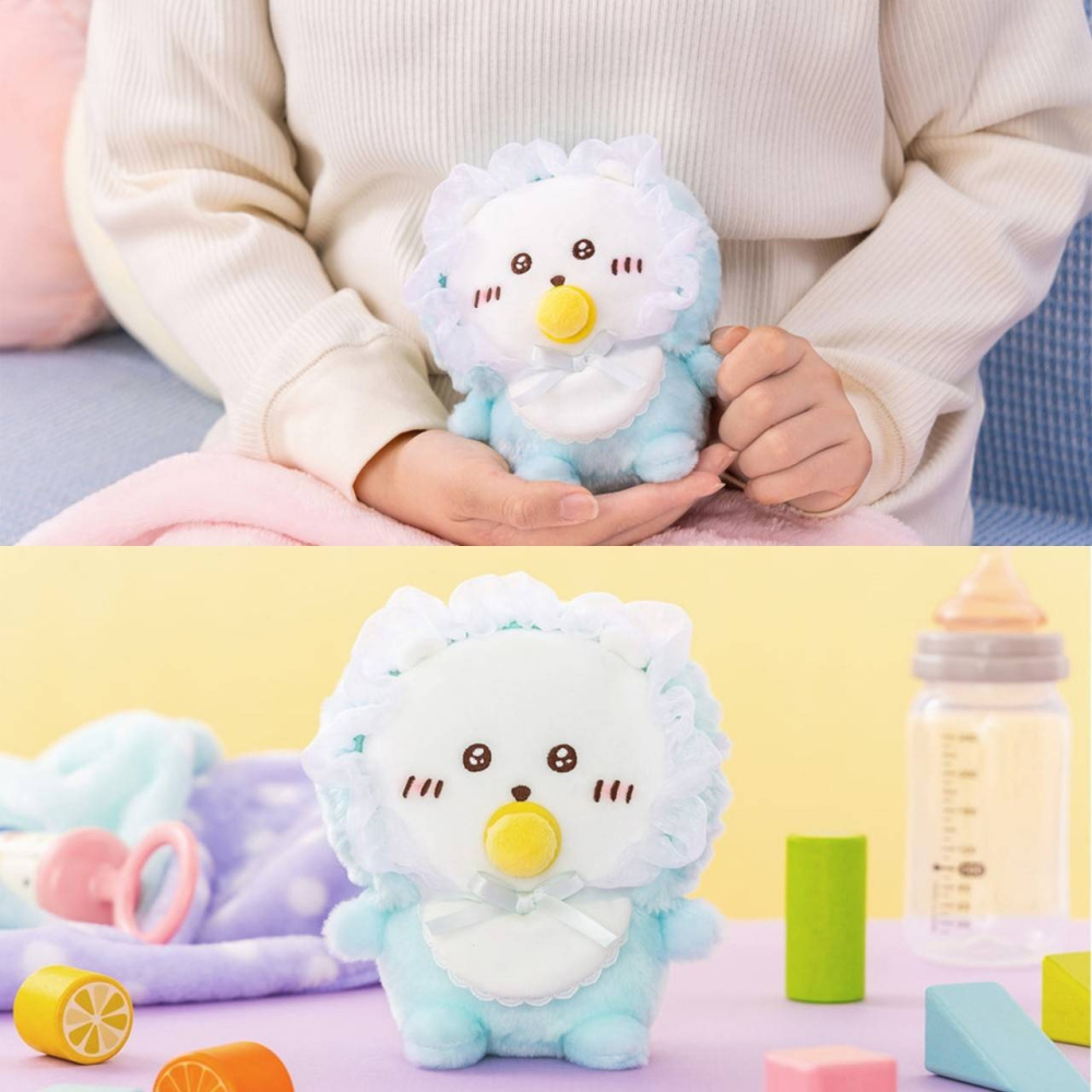 😉日本自嘲熊寶寶S娃 毛絨絨貼貼獨角獸娃S娃 Nagano官網娃娃 自嘲熊baby 水汪汪獨角獸 雙角獸娃娃-細節圖2