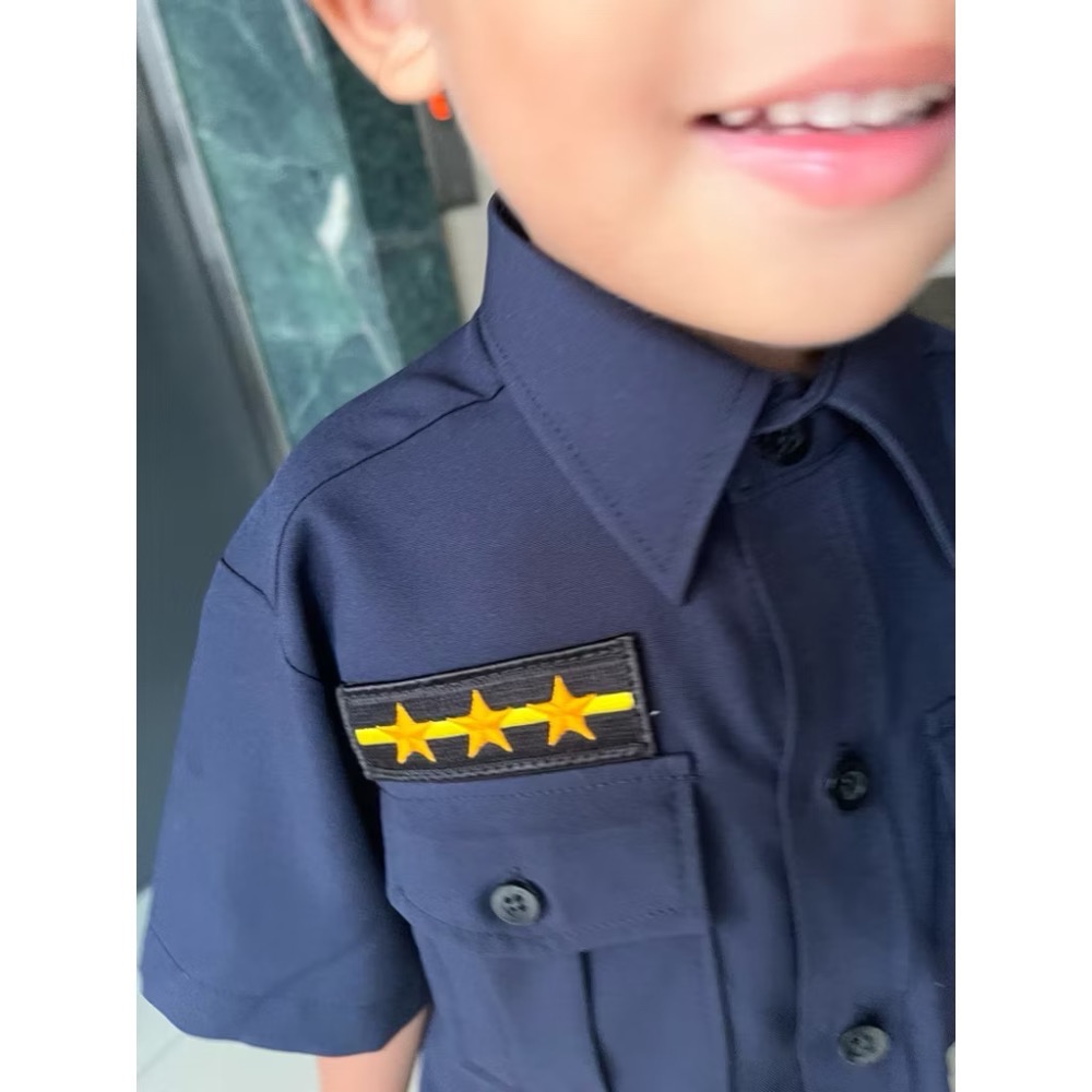 警察裝【出租】兒童 萬聖節服裝 警察 刑警 制服 萬聖節 幼稚園 幼兒園 畢業典禮 男童 活動 服裝 高雄-細節圖3