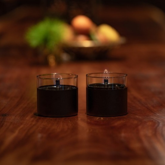 【Tenderflame品牌直營】桌上型火焰情境氣氛燈 Lilly 8 雙杯組-細節圖2