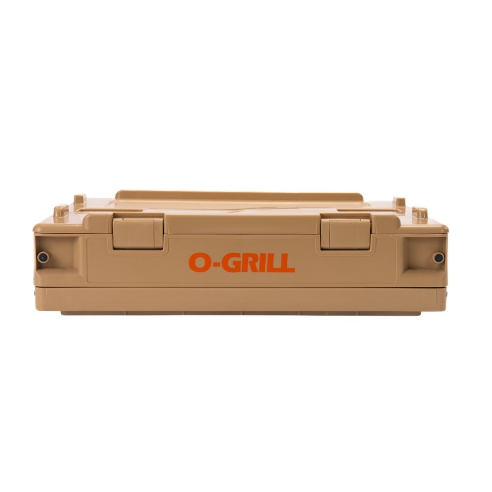 【O-GRILL品牌直營】O-Storage 摺疊側開收納箱50L 沙色-細節圖5
