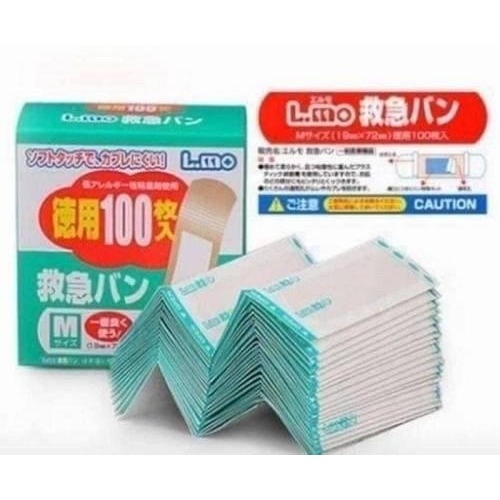 【日本代購】LMO-新款不脫落-德用防水ok繃(100入/盒)-細節圖2