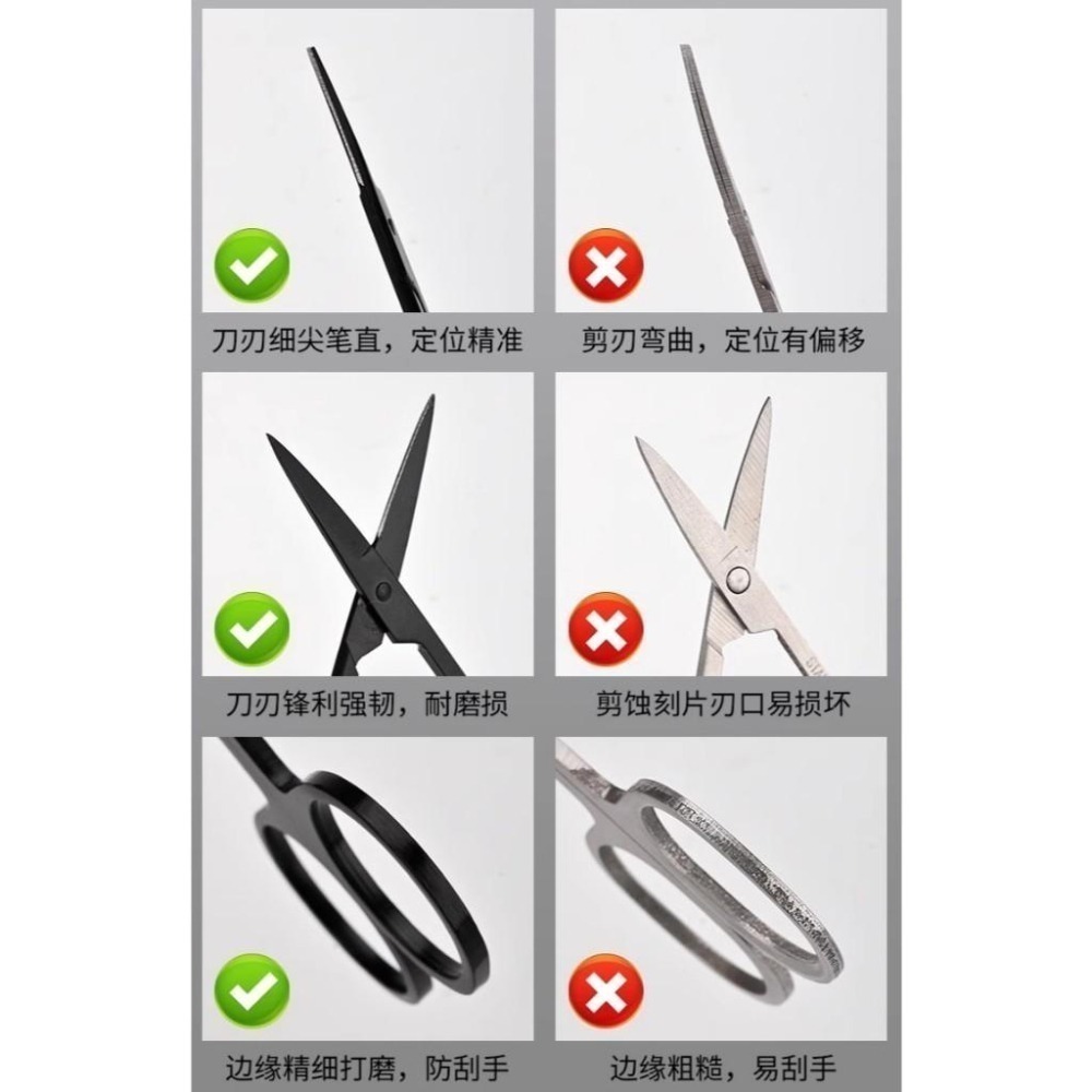 <現貨>防鏽超硬模型專用薄刃小剪刀-細節圖4