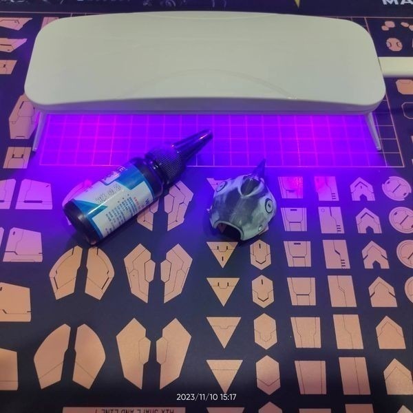 速乾、極的透明度、不縮膠 uv紫外線透明膠、透明度、黏度強化版、紫外線手電筒<賣場>-細節圖5