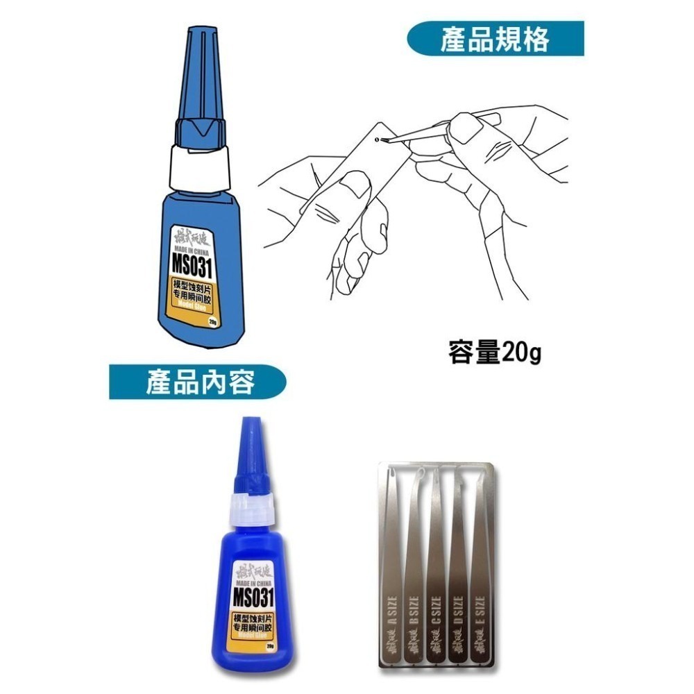 <現貨>蝕刻片/模型    點膠組合包-細節圖2