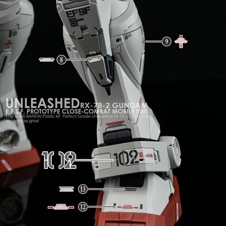 方貓 PGU RX-78 細節加強版水貼 PGU-01-細節圖4