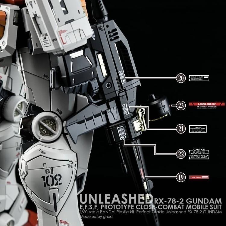 方貓 PGU RX-78 細節加強版水貼 PGU-01-細節圖6