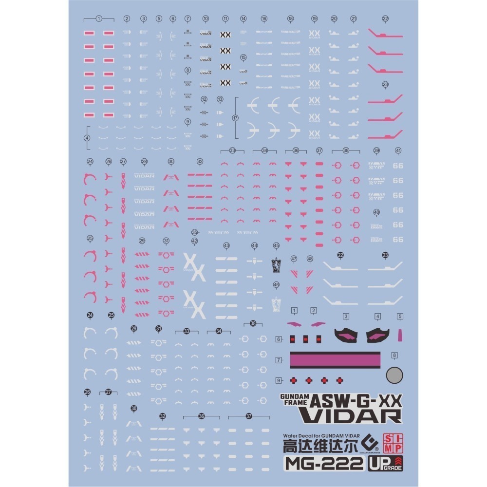 EVO MG 維達爾 VIDAR 鐵血孤兒團 大舅哥水貼-細節圖2