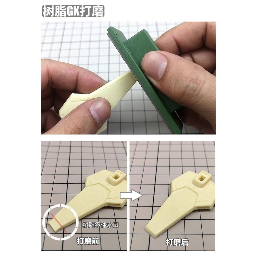 模型水口GK打磨工具鬼斬銼刀粗/中/細<全系數>-細節圖3