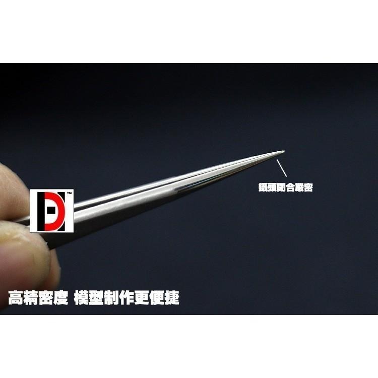 <現貨中>鋼彈軍事模型專用工具不銹鋼防靜電鑷子防滑式超精密高精度直頭鑷-細節圖3