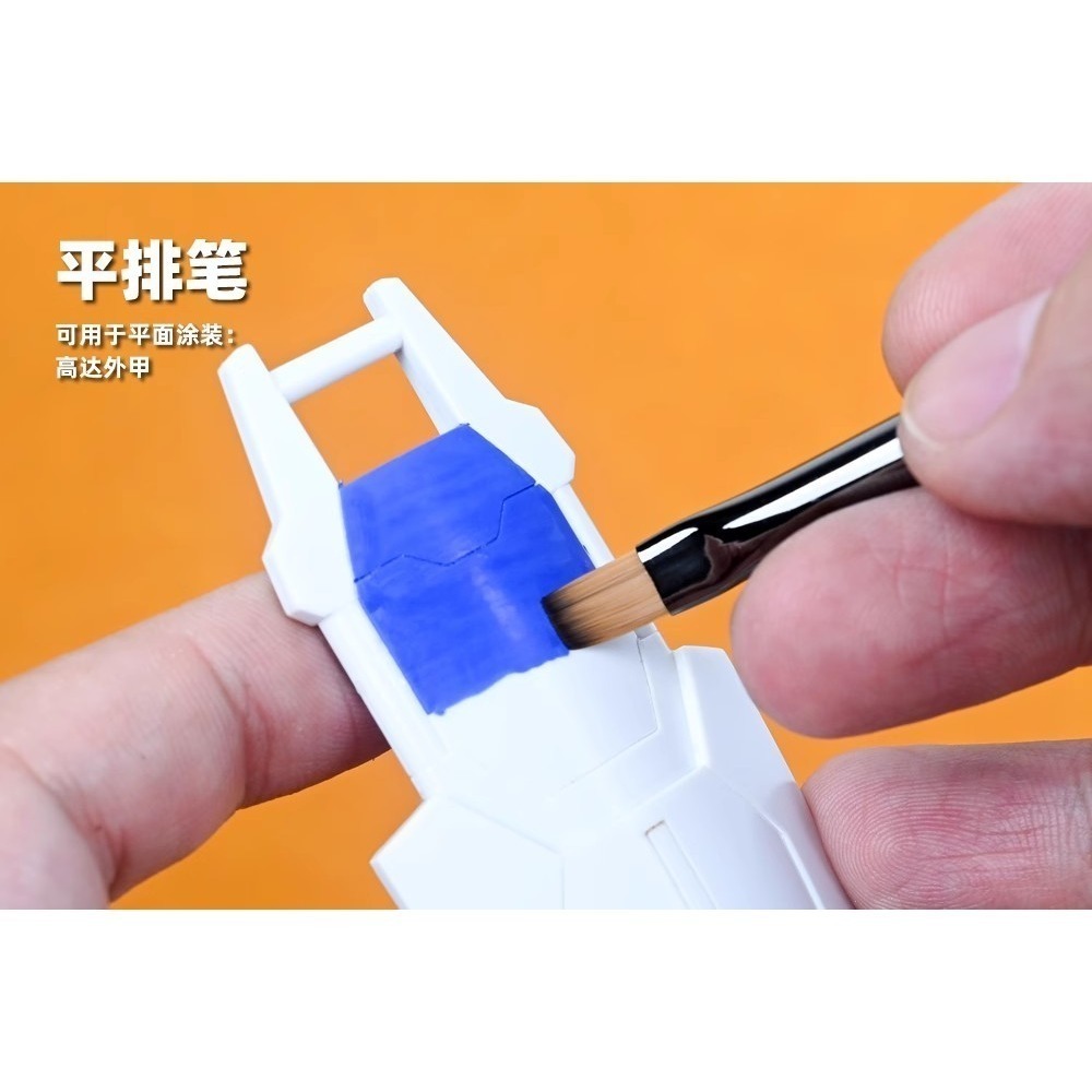 懶懶同學+百式四種模式套筆+自動洗筆机(舊化筆面相筆圓頭筆平排筆斜面筆)-細節圖2