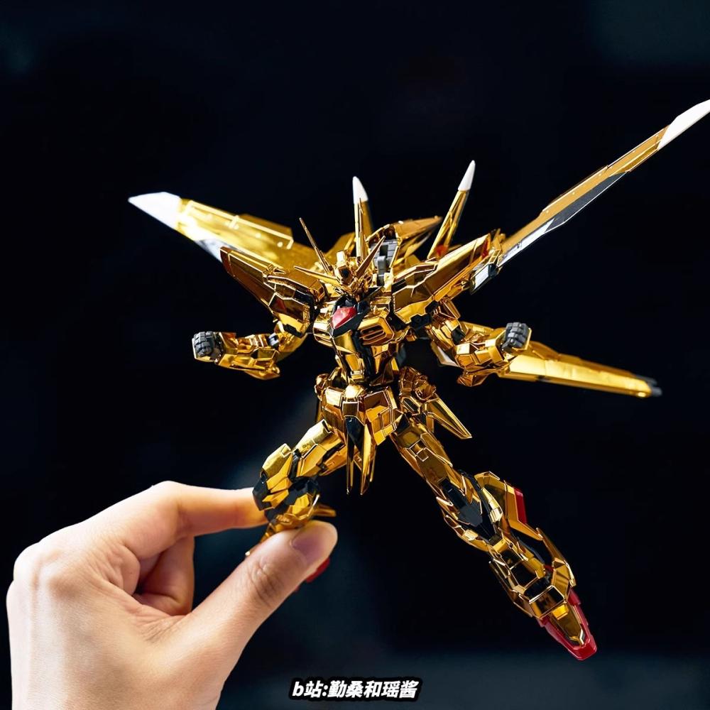 RG曉/攻擊鋼彈/RG 創鬥攻擊鋼彈緊實關節件/曉帶燈壓克力展示盒-細節圖5