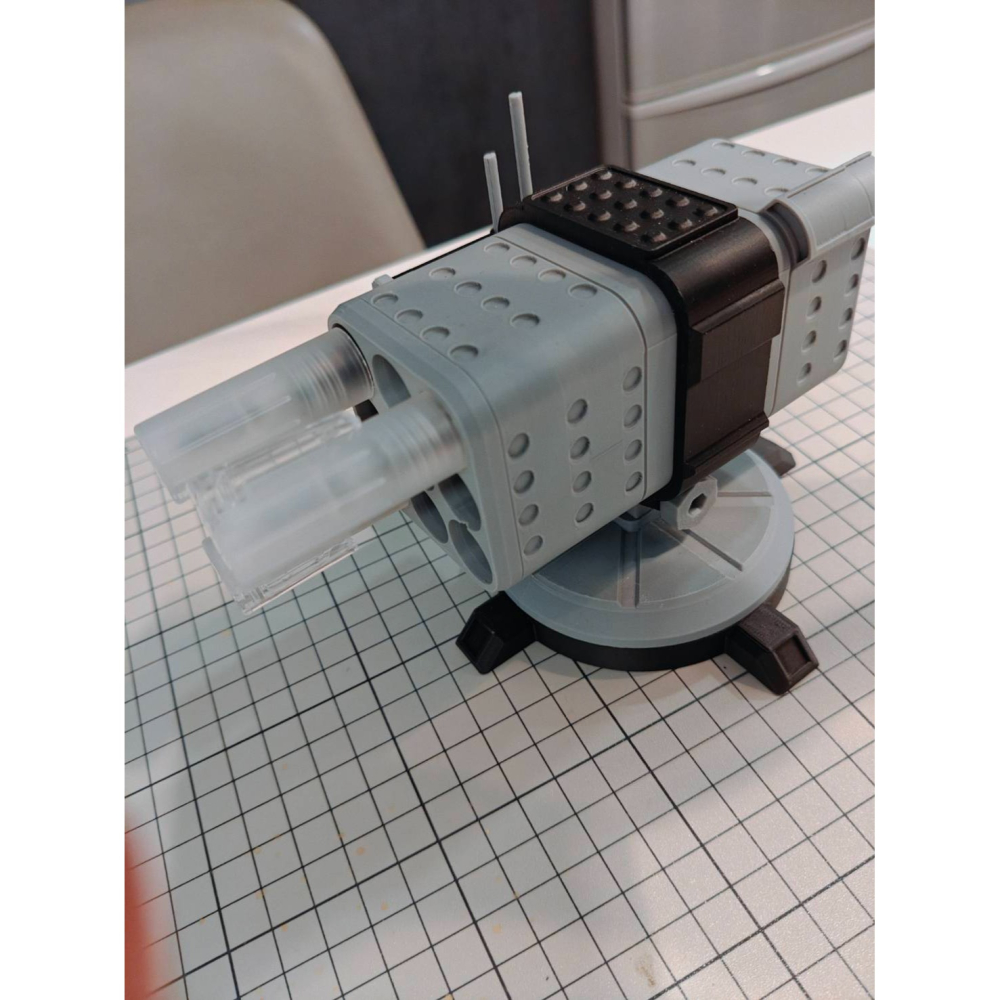 導彈筆筒<可調角度、可以轉動方向>孔徑1.5CM 適用於大小馬克筆、和刻刀桿-細節圖3