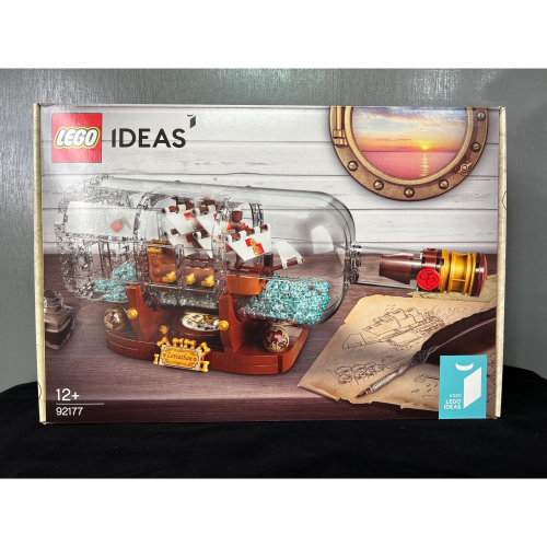 [植享玩．積木]LEGO樂高 92177 IDEAS 瓶中船 全新品