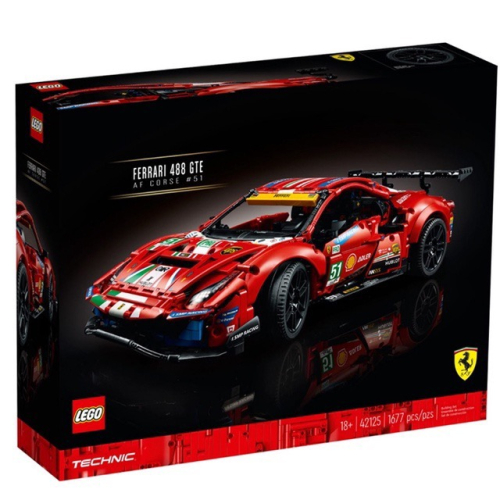 [植享玩．積木]LEGO樂高 科技系列 42125 Ferrari 488 GTE
