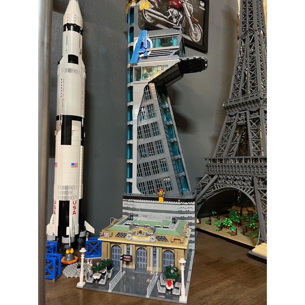 [植享玩．積木](相容) 復仇者史塔克大樓(全景） 豪華燈光收藏版 現貨-細節圖9