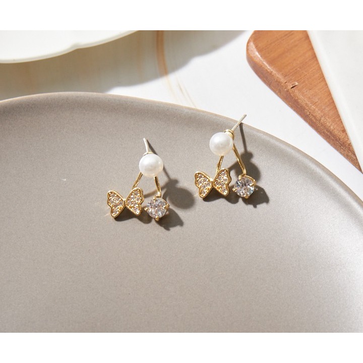 正韓 春日蝶語耳環o1對-細節圖2