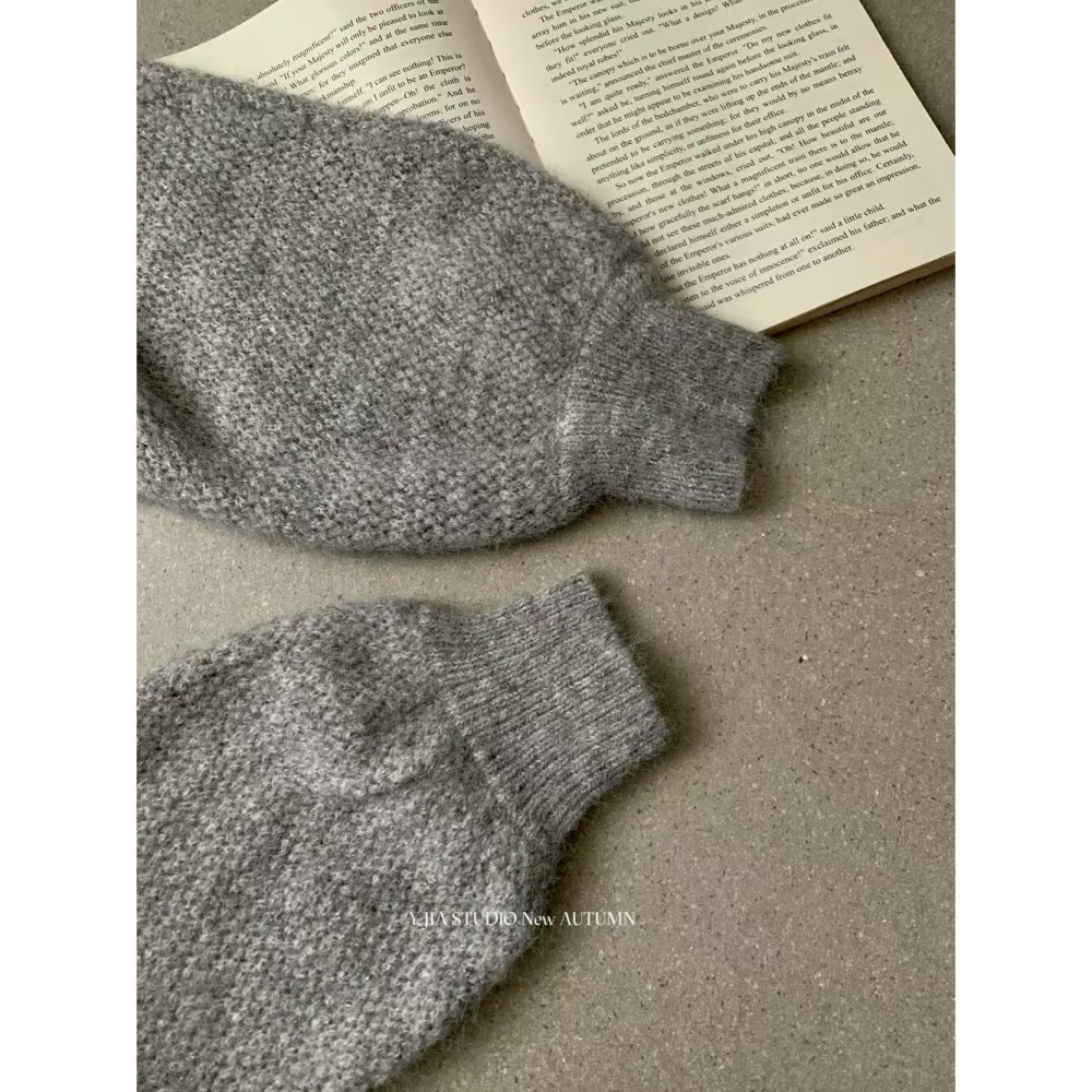 小資少女心~后系蝴蝶结甜美穿搭設計感針織-細節圖6