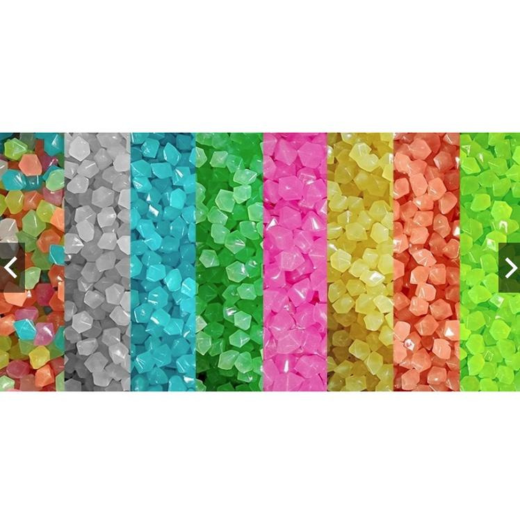 【小魚嚴選 台灣現貨】300顆入菱形夜光發光石 水族造景 家居盆栽 魚缸擺飾 園藝裝飾 開立電子發票-細節圖8