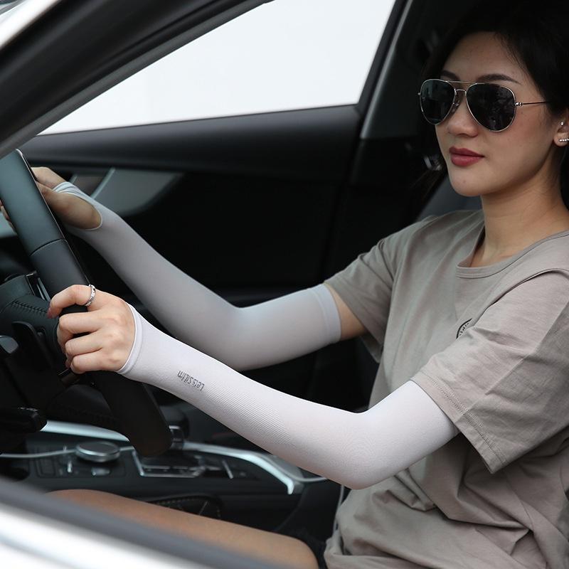 蝦皮店到店隔日配 電子發票【小魚嚴選防曬系列 快速出貨 】露指防曬袖套 抗UV袖套 外送員必備 吸汗透氣 防曬袖-細節圖4