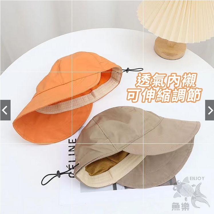 蝦皮店到店隔日配 電子發票【防曬系列 快速出貨 】防曬摺疊速乾帽 遮陽帽 可調節尺寸 速乾  防紫外線 可折疊收納-細節圖6