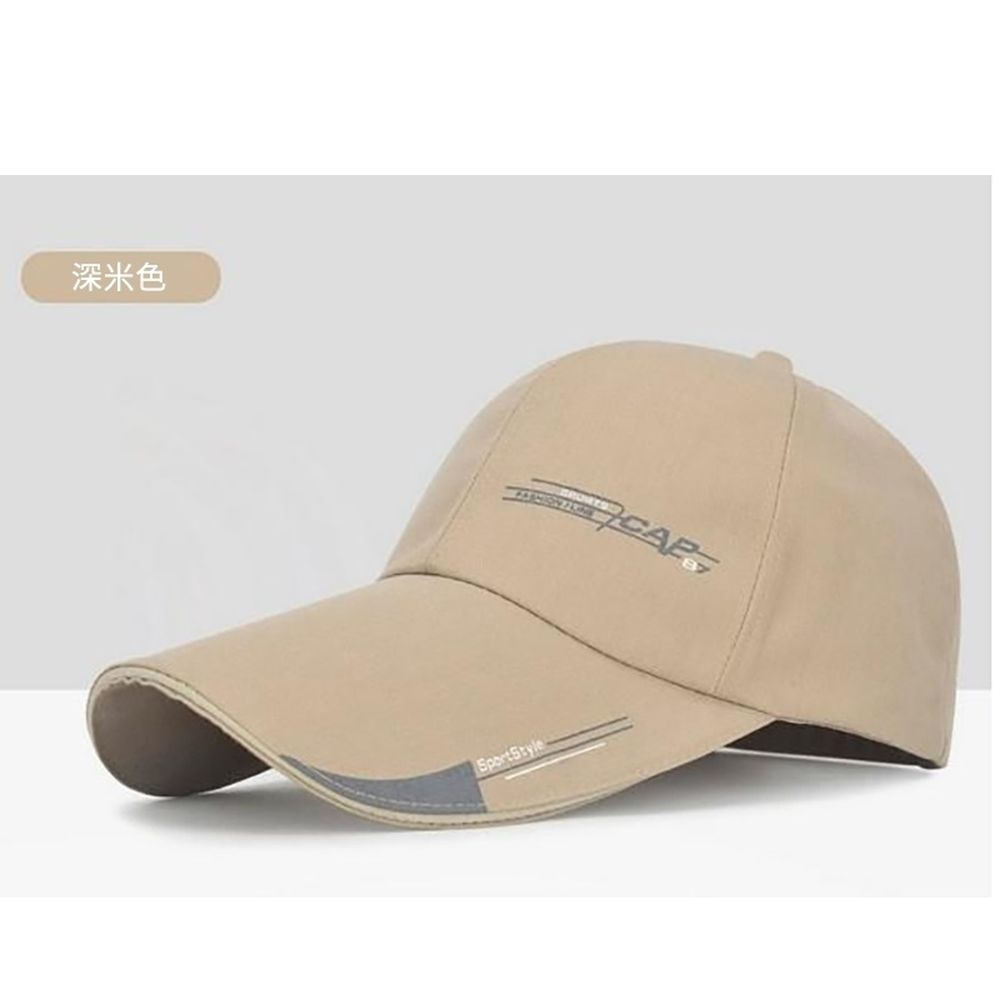 【小魚嚴選防曬系列 快速出貨】型男必備加長帽沿棒球帽 韓版字母刺繡防曬棒球帽 情侶款-規格圖9