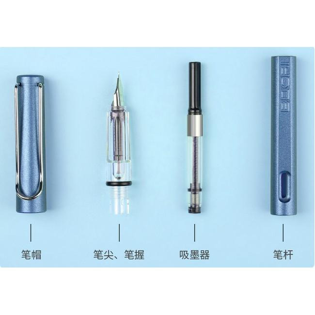 【小魚嚴選 學生文具/辦公用品 快速出貨】矯姿端正鋼筆附兩隻墨囊 可加購50支替換墨囊 學生鋼筆 練字鋼筆 替換墨囊-細節圖6