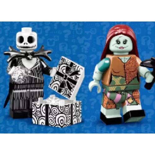《德老闆 》 LEGO 樂高 71024 15號 16號 莎莉 傑克 萬聖節驚魂夜 迪士尼2代人偶包