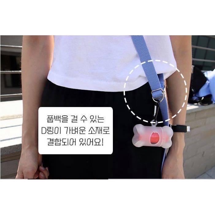 [Glopet]韓國高質感時尚多功能外出寵物牽繩-2M（可斜背、綁腰間）-細節圖5