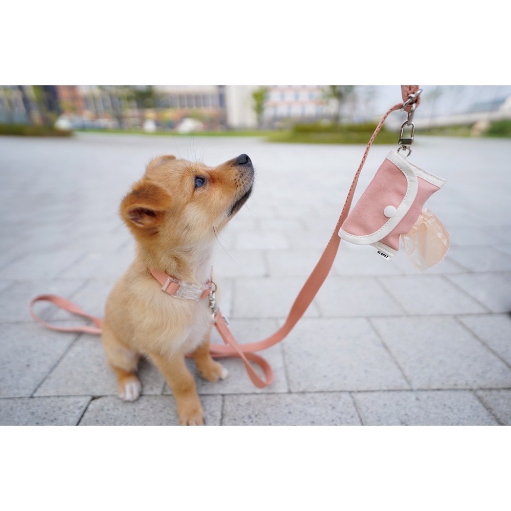 [GLOPET] 韓國高質感設計寵物散步便便袋收納包(附贈塑膠袋)-細節圖2