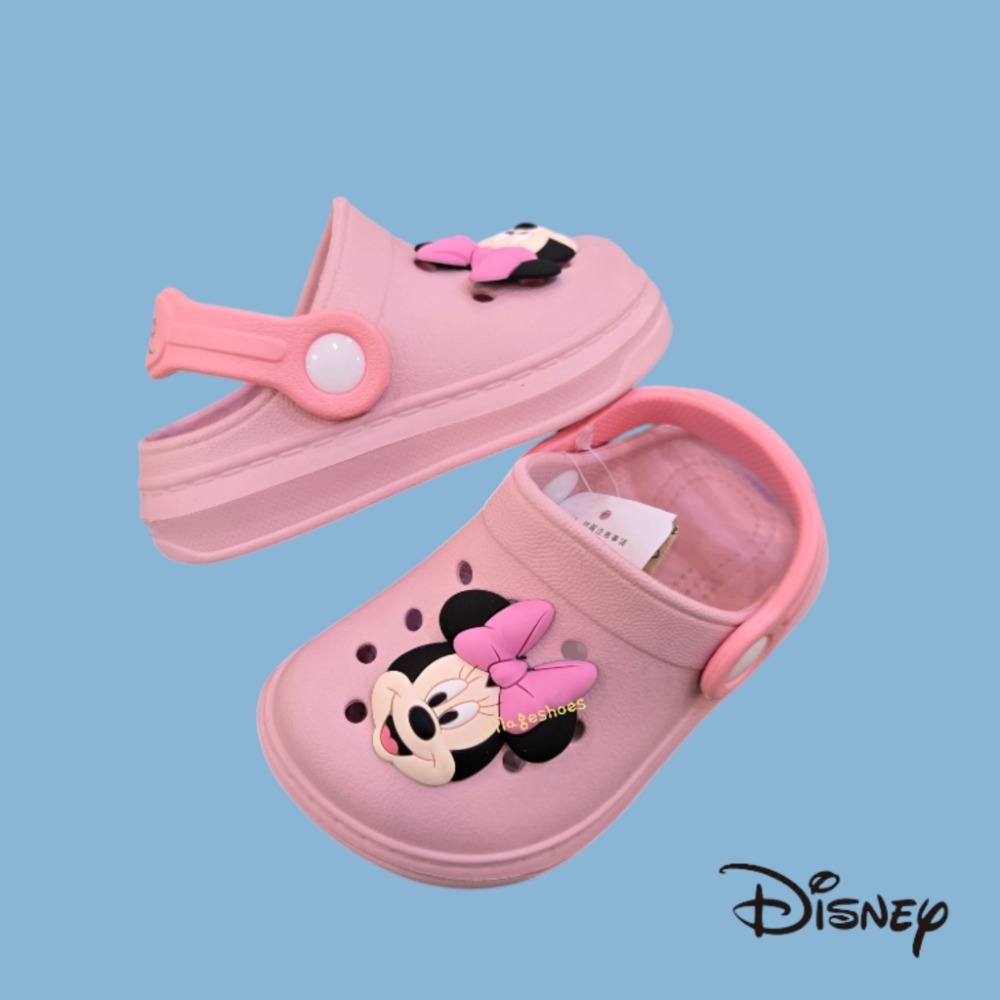 上新款🚛現貨🩶迪士尼DISNEY 小童 米奇 米妮 小熊維尼 奇奇蒂蒂 寶可夢 皮卡丘 布希鞋 洞洞鞋 防水拖鞋 洞-規格圖9