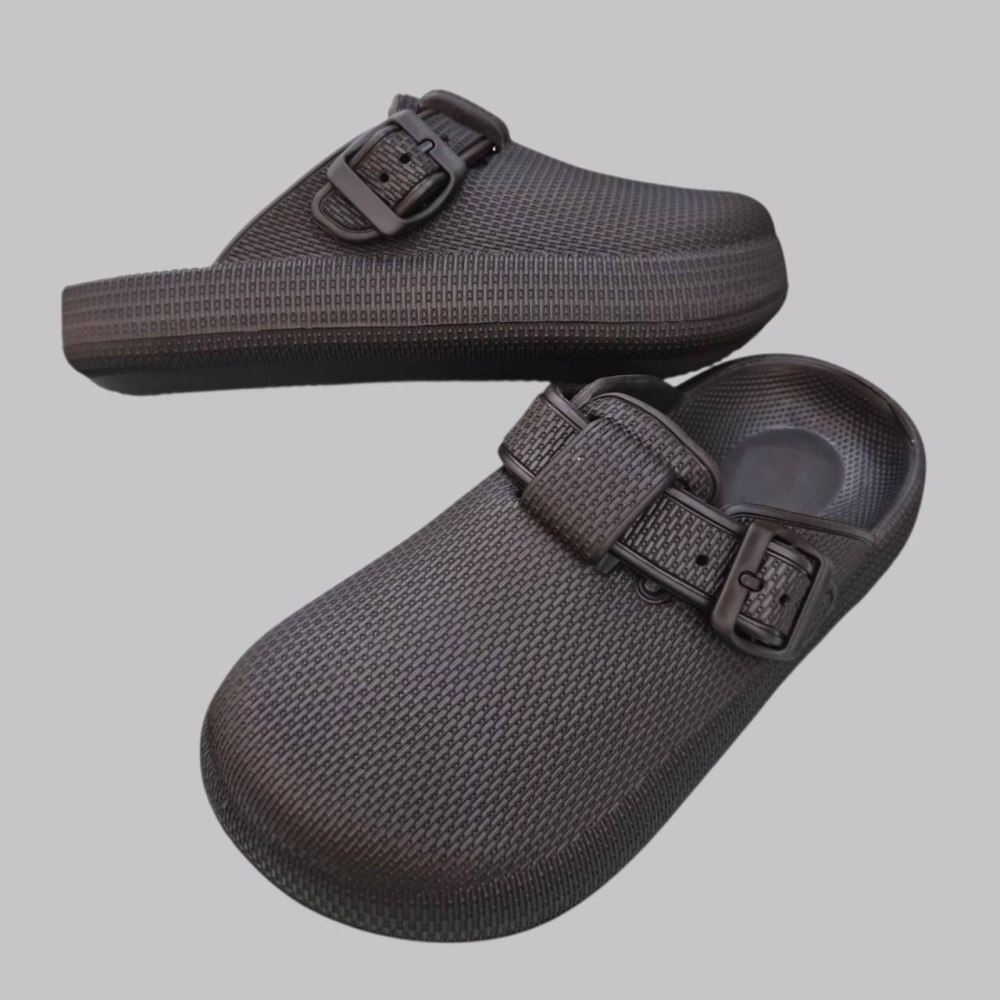 情侶款 防水拖鞋 半拖 懶人鞋 博肯 踩屎感 輕量 防滑 穆勒鞋 包頭拖鞋 男生拖鞋 女生拖鞋 室內拖鞋 A860-細節圖3