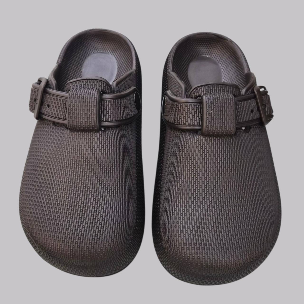 情侶款 防水拖鞋 半拖 懶人鞋 博肯 踩屎感 輕量 防滑 穆勒鞋 包頭拖鞋 男生拖鞋 女生拖鞋 室內拖鞋 A860-細節圖5