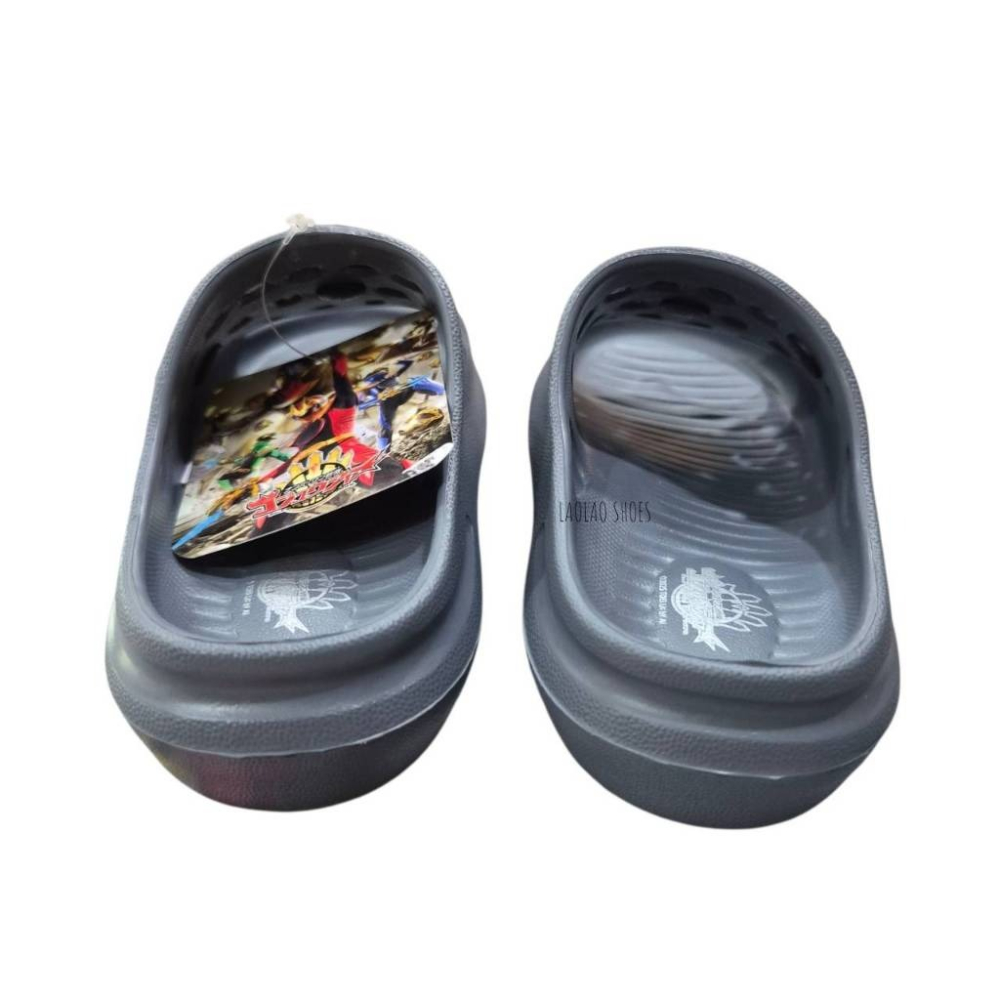第一戰隊五獸者 兒童拖鞋 防水拖鞋 台灣製 EVA 一體成形 灰色 17-21 GZ57119-細節圖5