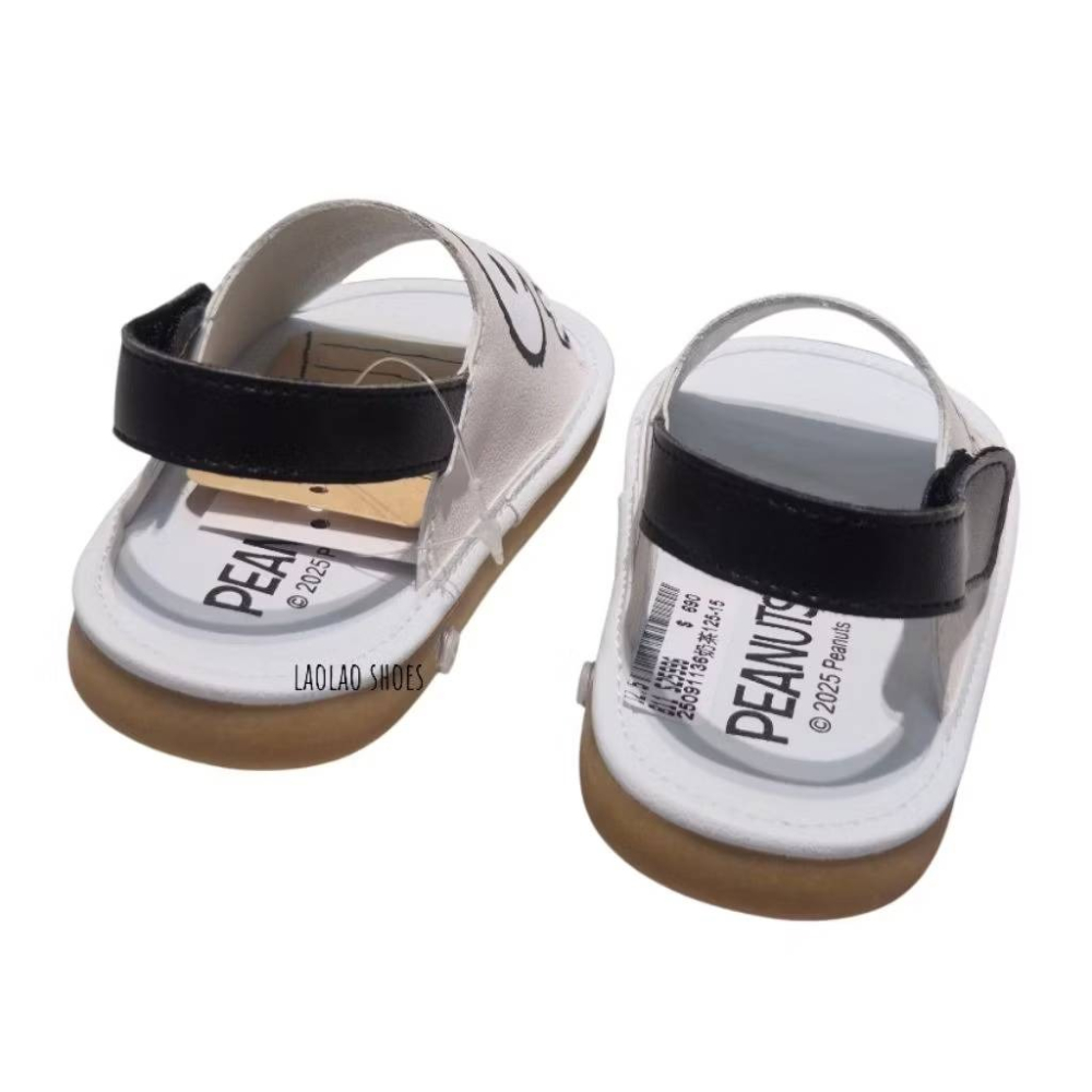 現貨 史努比兒童拖鞋 寶寶拖鞋 涼鞋 有聲音 正版 台灣製 嗶嗶鞋 灰色 室內拖鞋 學步鞋 S25019-細節圖7