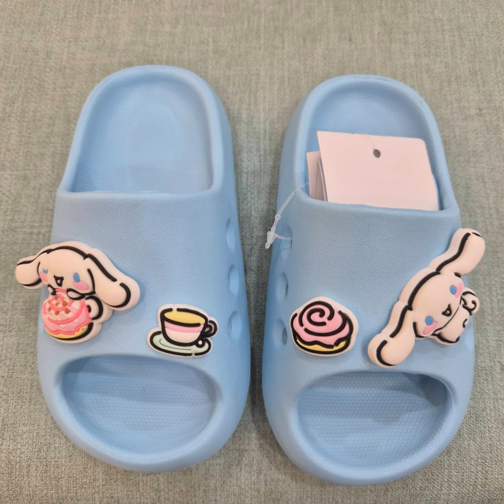 現貨 正版三麗鷗 小朋友拖鞋 15-22 布丁狗 帕恰狗 大耳狗 美樂蒂 庫洛米 防水 室內拖鞋 男童 女童 82690-細節圖4