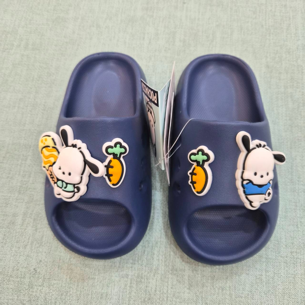 現貨 正版三麗鷗 小朋友拖鞋 15-22 布丁狗 帕恰狗 大耳狗 美樂蒂 庫洛米 防水 室內拖鞋 男童 女童 82690-細節圖10