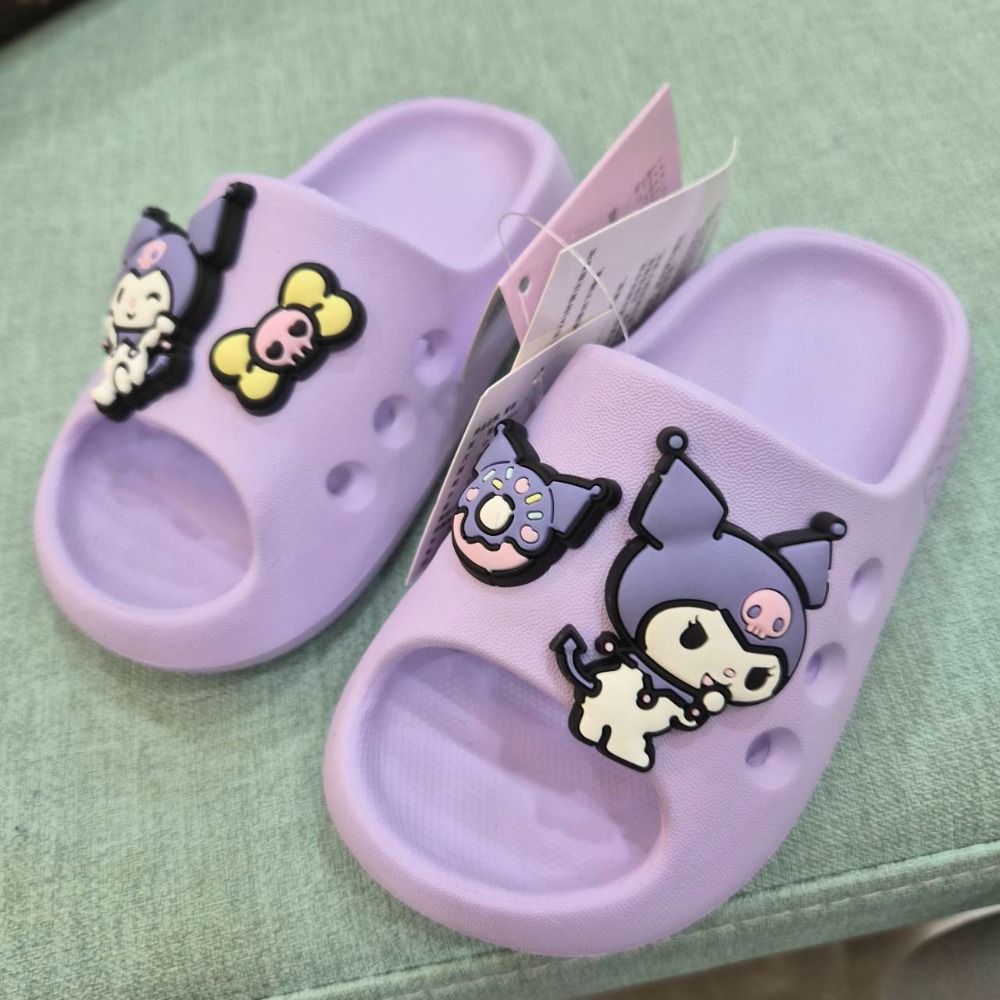 現貨 正版三麗鷗 小朋友拖鞋 15-22 布丁狗 帕恰狗 大耳狗 美樂蒂 庫洛米 防水 室內拖鞋 男童 女童 82690-規格圖11