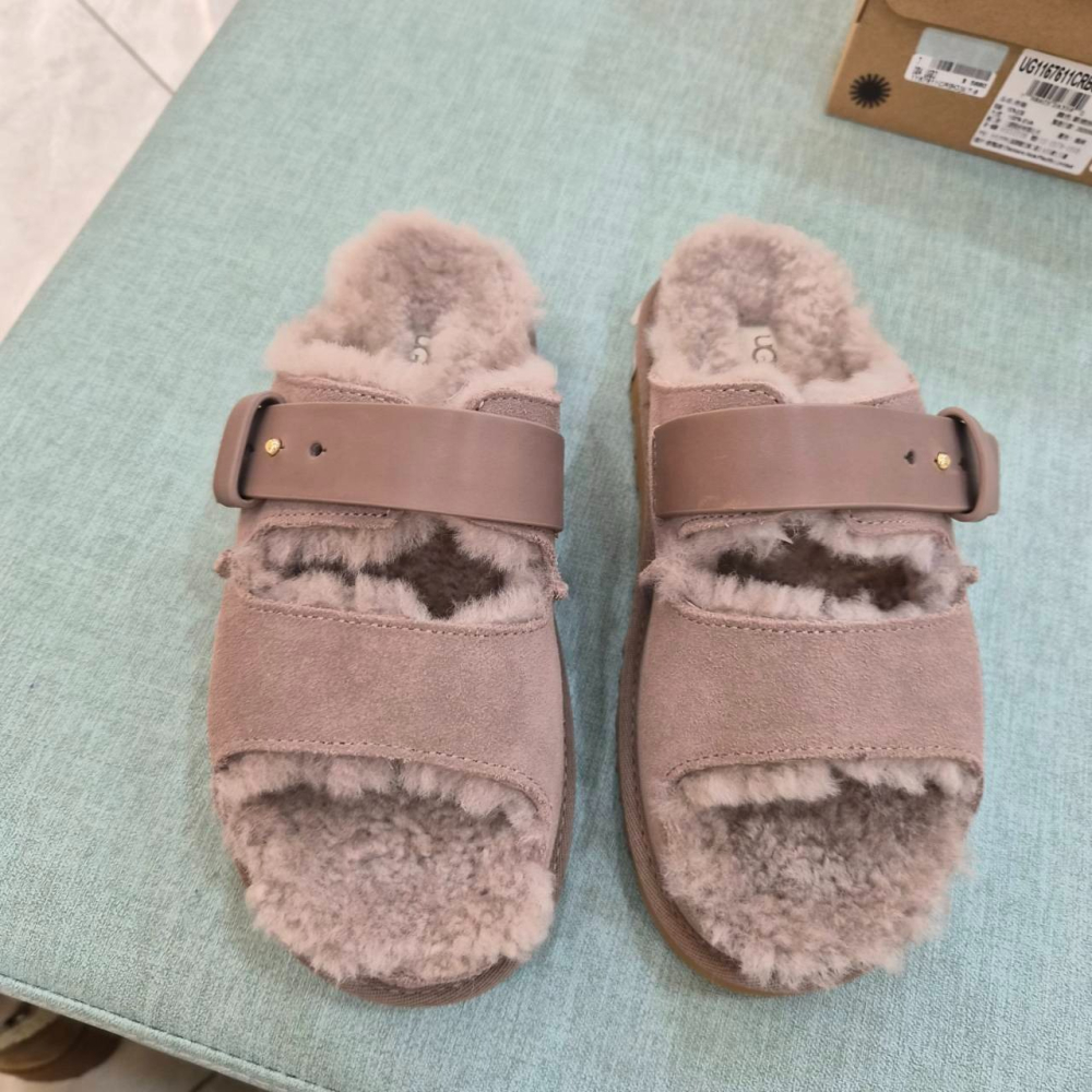 UGG 毛毛拖 女款 現貨 台灣公司貨 栗子棕 馴鹿棕 UG03-細節圖2