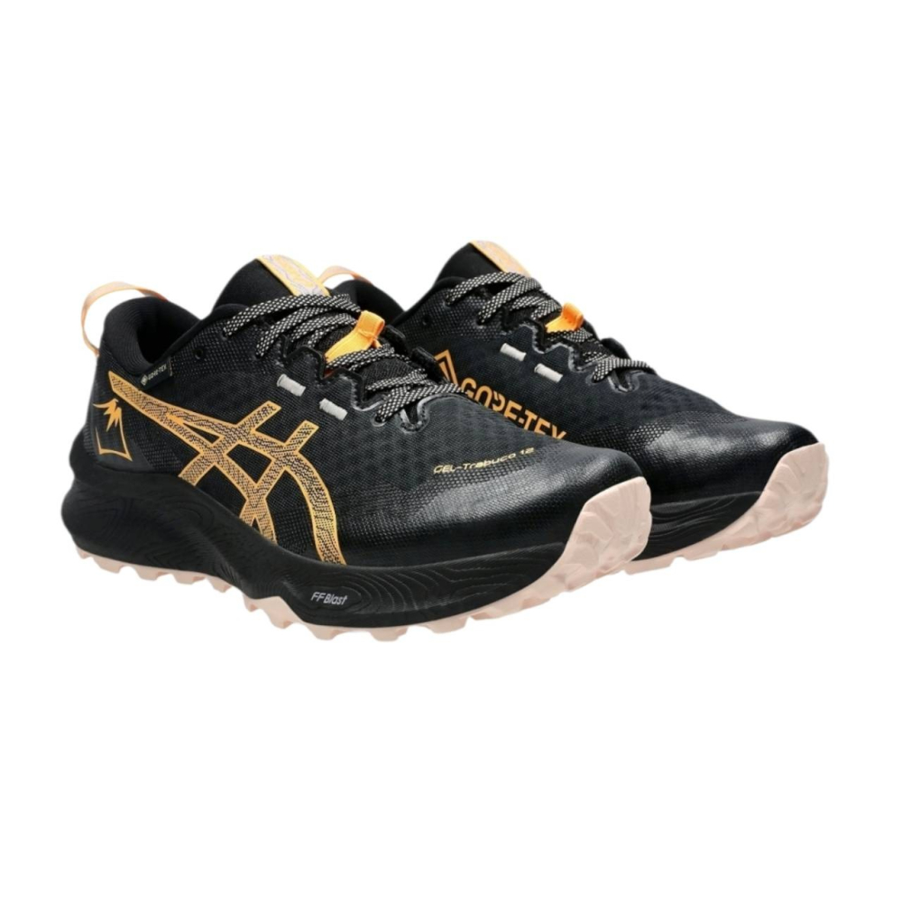 亞瑟士 ASICS GLE-TRABUCO 12 GTX 女防水 越野跑鞋 1012B607-003-細節圖2