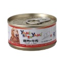 ￼📣快速出貨🚀YAMI YAMI亞米亞米小金罐 小狗罐 80g 犬罐 6種口味-規格圖7